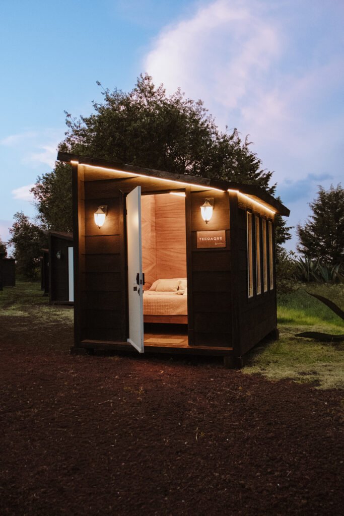Glamping Minicabaña en Sierra Nevada, Nanacamilpa Tlaxcala, México