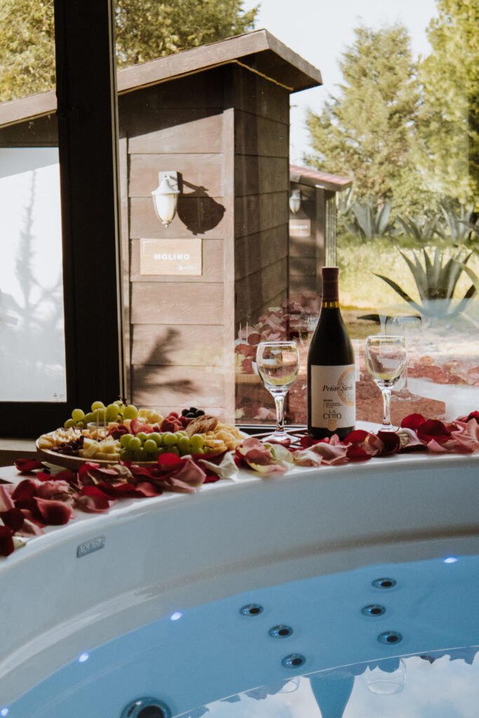 Glampings al fondo y jacuzzi con temática romántica de Sierra Nevada, Tlaxcala
