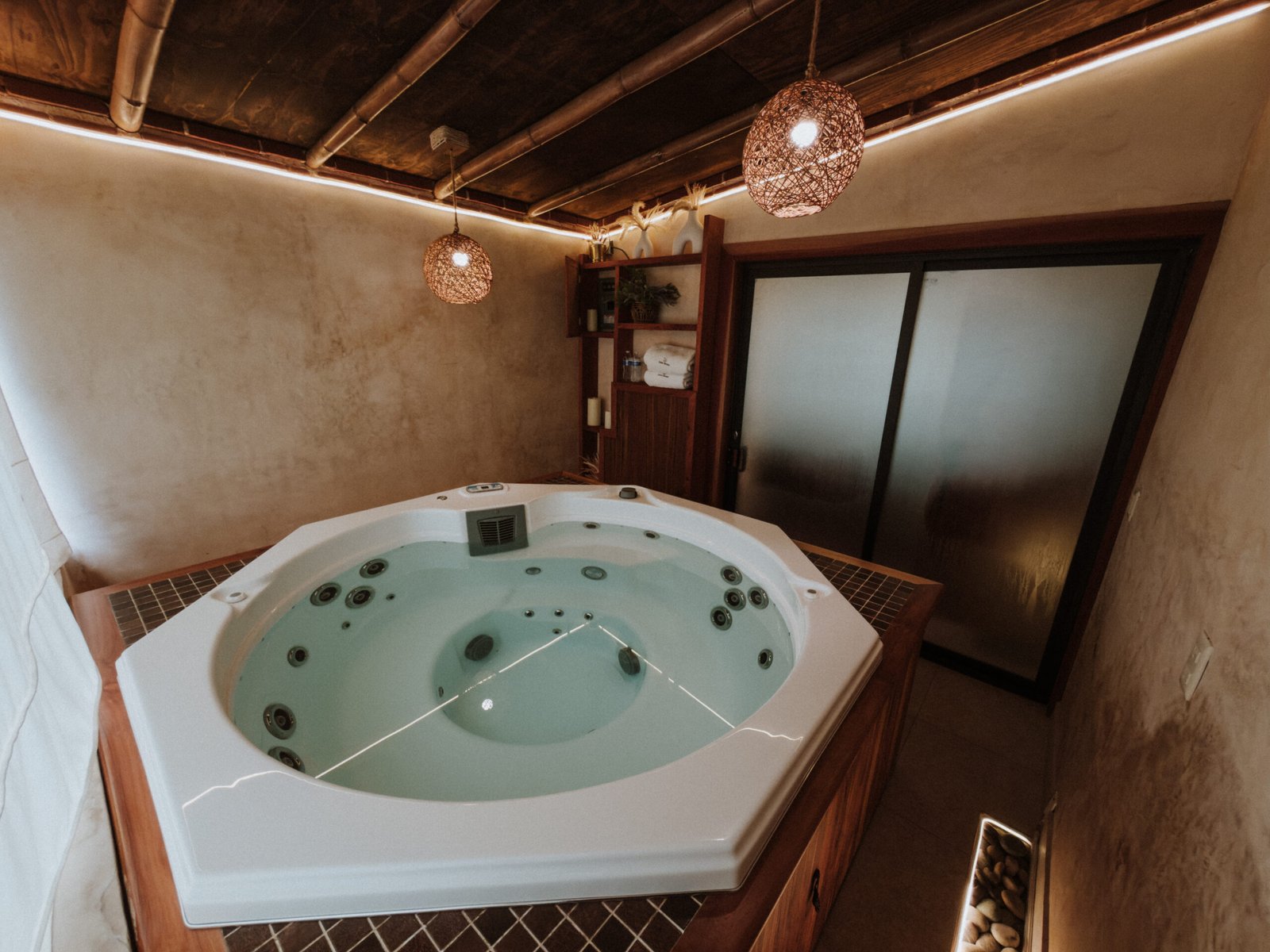Jacuzzi en Spa de Sierra Nevada, Nanacamilpa Tlaxcala