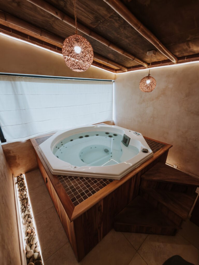 Jacuzzi en Sierra Nevada, Nanacamilpa Tlaxcala, México